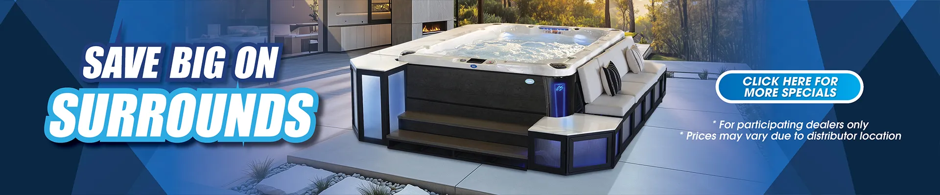 Calspas hot tub being used in a family setting - Busan